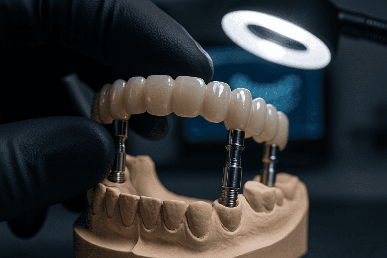 prótesis fija sobre implantes