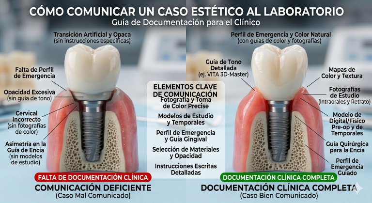 Cómo Comunicar un Caso Estético al Laboratorio Dental